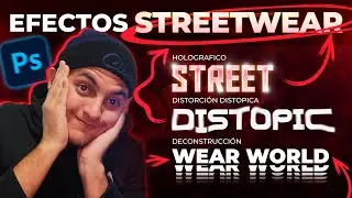 3 Efectos de textos streetwear para tu marca de ropa | Photoshop