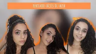 VÁRIOS PENTEADOS COM BANDANA + PRESILHA SUPER FÁCEIS E RÁPIDOS DE FAZER !