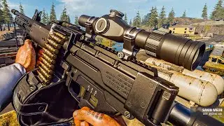COD WARZONE BR HEAVY LMG GAMEPLAY! (NO COMMENTARY)