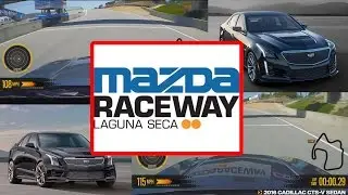 2016 CTS-V vs 2016 ATS-V at Laguna Seca Side by Side