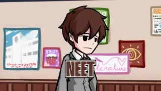 【Friday Night Funkin'】【Doki Doki Takeover Plus!】NEET【FNF】