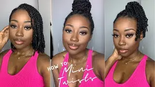 Mini Twist Tutorial on Type 4 Hair | My Favourite Summertime/Wintertime Protective Style