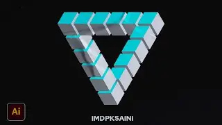 Create Cube Logo in Adobe Illustrator #adobe #illustrator