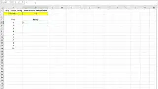 Week 2   Video 6 Salary Forecast Absolute and Relative References