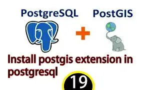 how to install postgis extension in postgresql window