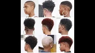 African and American Short and Curly Hairstyles