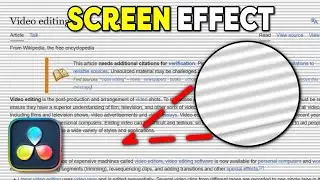 How to make Screen Pixel Effect in Davinci Resolve