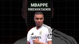 Mbappe Real Madrid New Free Kick Taker After Toni Kroos Retirement ☺ #shorts #football #viralshorts