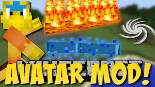 Minecraft AVATAR MOD!! (Feuer-, Wind-, Wasser-Kräfte) [Deutsch]