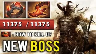FINAL BOSS IS HERE! 12.000 HP Centaur Carry Giant's Ring Most Crazy Battle by Waga Epic 7.29 Dota 2