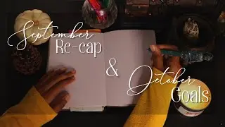 🍁Plan with me! October Goals: tracking my monthly author goals