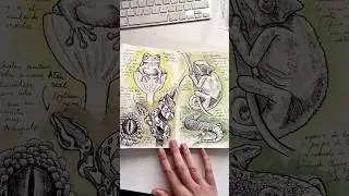Dibujando en mi sketchbook ✏️🎨 | #shorts #arte #sketchbook #sketch #sketching