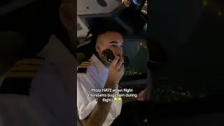 Pilots HATE when flights attendants bug them during flights😂😂
