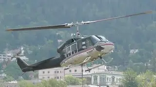 World's Largest, Most Powerful Single Engine Helicopter - Bell B214B-1 Biglifter Takeoff