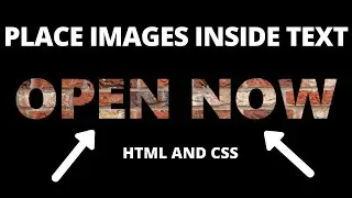 How to Place Images inside Text html - HTML and CSS
