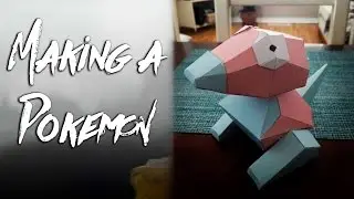 Pepakura for Beginners | Pokemon Papercraft / Pepakura - Porygon Build