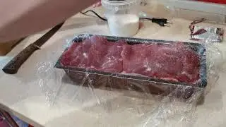 Делаем прессованное сыровяленое мясо.