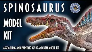 Building and Painting the Brand New SPINOSAURUS Model Kit
