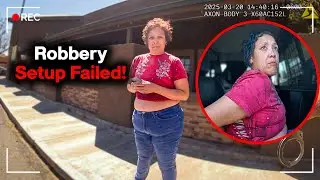Police Surprise Woman After Failed Marketplace Robbery — Bodycam