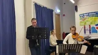 A. Vivalddi op.3 N8 Concerto Makar Pinaiev Violin, Denys Protsenko Clarinet, Uliana Pinaieva Piano