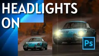 How to Turn on Car Headlights in Photoshop