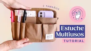 Estuche Cartuchera Multiusos "Sapporo" | TUTORIAL DE COSTURA | Patka Studio