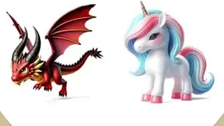 I made 12 creatures by mixing dragons🔥🔥#animash