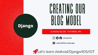 How to create Blog Model using Django 🖥💻