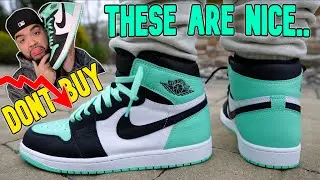 DONT SLEEP.. Jordan 1 High Green Glow Review + ON FEET