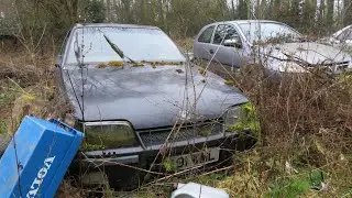 ABANDONED | CAR GRAVEYARD WITH VAUXHALL GTE & MORE! ¦ Abandoned Places UK #t420tom