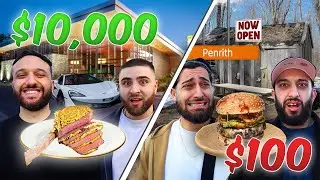 $10,000 VS $100 RESTAURANT EXPERIENCE