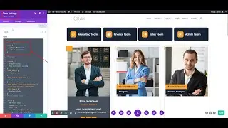 How To Change Color In Divi Tabs For Team Layout - Divi Layouts