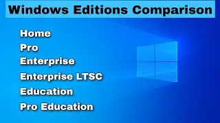 Windows Editions differences