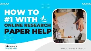 How to #1 With Online Research Paper Help