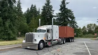 August 29, 2024 жёсткая нагрузка и проверка новых дисковых Тормозов на Peterbilt 389 C15 Cat Acert ￼