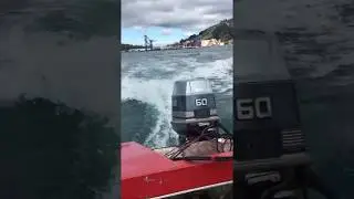 Evinrude 60HP on a Fireball Speedboat