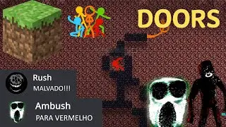 DOORS reagem a ANIMAÇÃO vs MINECRAFT (doors no discord)