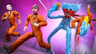 ХАГГИ ВАГИ ОХОТИТСЯ НА НАС В ГАРРИС МОД! СТРАШНАЯ ИГРУШКА HUGGY WUGGY POPPY PLAYTIME В Garry`s Mod