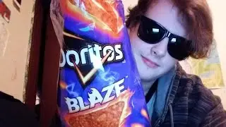 EATING DORITOS BLAZE CHIPS! Fluffy Vlogs #1