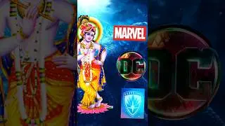 Lord krishan vs 🤣Marvels,DC&Guardians of the galaxy | wait for end#viral#shorts#mcu#dc#lordkrishna😂😧