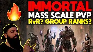 Mass PvP? RvR? | Diablo Immortal Blizzcon 2021 - Bluddshed