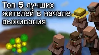 Minecraft:Топ 5 лучших жителей для начала выживания!
