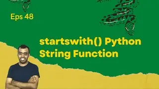 startswith() Python String Function #48 
