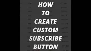 [ 1 Code ] How to Increase Subscribers on YouTube Channel | Create Custom Subscribe Button #shorts