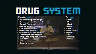 [ESX and qb-drugs] /w  [ESX and qb-drugs] AKA Drugs Creator for FiveM with Weed, Coke, Meth & More