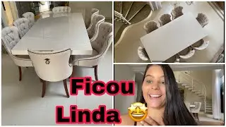 The new table arrived! 😱🤩 We assembled it and it turned out to be a dream! 🤩❤️
