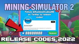 *NEW* Codes for Mining Simulator 2 Release Codes [Roblox]