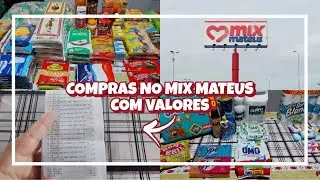 COMPRAS DO MÊS DE AGOSTO NO MIX MATEUS | COMPRAS DO MÊS COM VALORES - LETÍCIA MARIA
