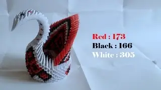 Origami 3D tutorial : Big Swan