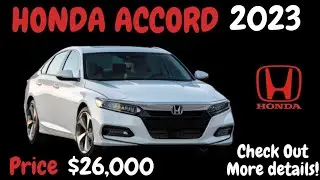 All New Honda Accord 2023 - Performance, Features, interior, exterior full Review
